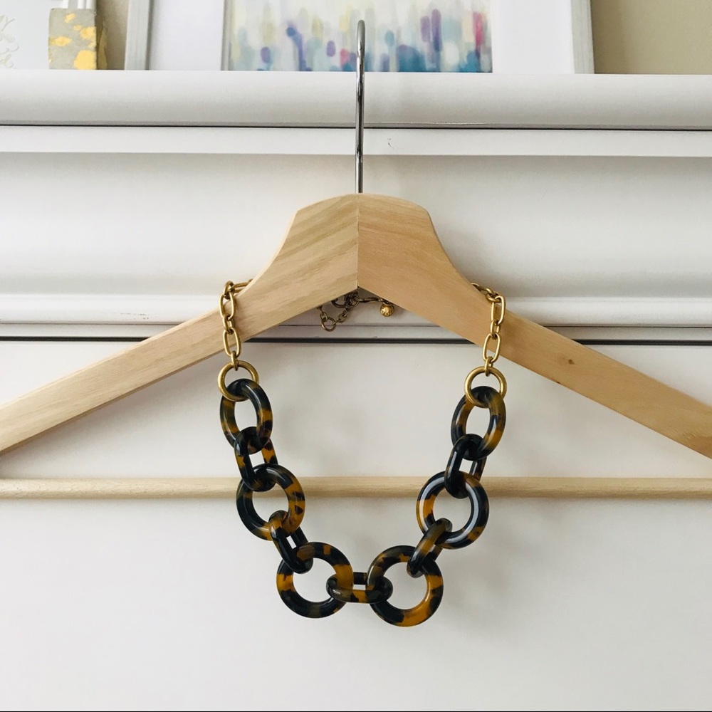 J.Crew Factory Tortoiseshell Necklace
